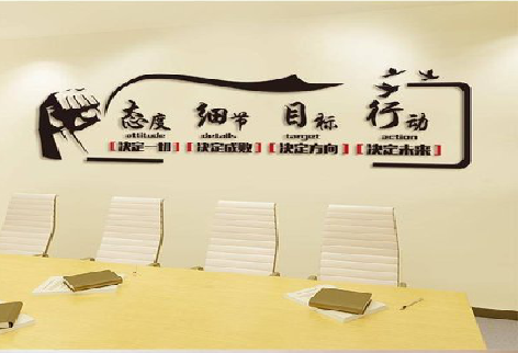 鹤峰企业文化墙主要展示什么？