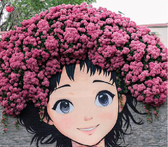 鹤峰墙体彩绘-网红墙打卡