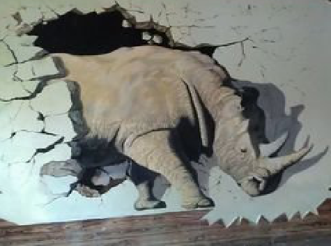 鹤峰在墙绘中，如何绘制3D效果？