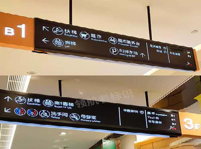 鹤峰如何通过商场标识牌引导客流分布?