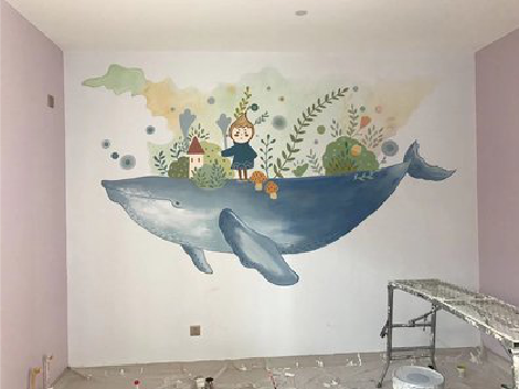 鹤峰手绘墙的特点及优势。